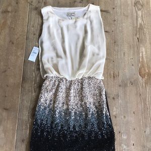 Nordstrom Lace & Bead XS sequence dress